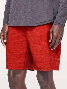 Lululemon Men's T.H.E. Short 9" Lined - Red/Orange